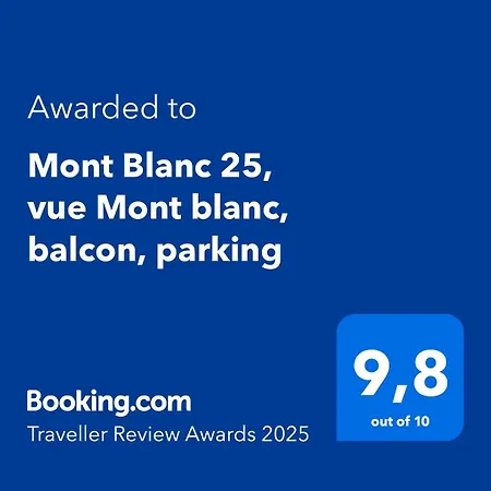 Mont Blanc 25, Vue Mont Blanc, Balcon, Parking Apartment *