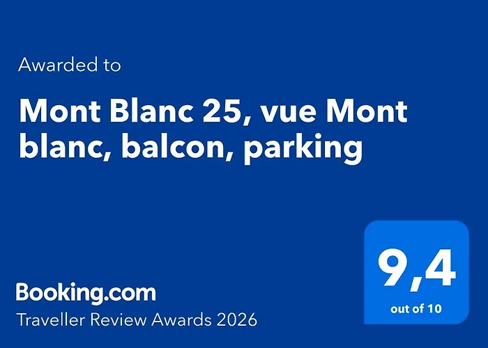 Mont Blanc 25, Vue Mont Blanc, Balcon, Parking Appartement *