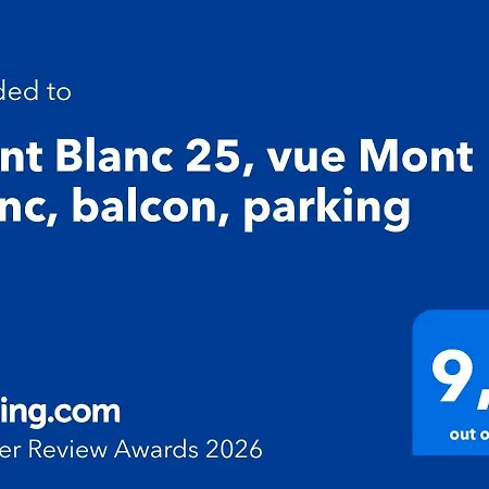 Mont Blanc 25, Vue Mont Blanc, Balcon, Parking Appartement *